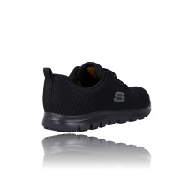 Calzados Vesga Deportivas Trabajo para Mujer de Skechers Ghenter Bronaugh 77210EC negro foto 8