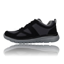 Calzados Vesga Zapatillas Deportivas para Hombre de Skechers Burns Agoura 52635 negro y gris foto 5