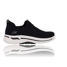Calzados Vesga Zapatillas Deportivas para Mujer de Skechers 124409 Go Walk Arch Fit Iconic negro y blanco foto 8