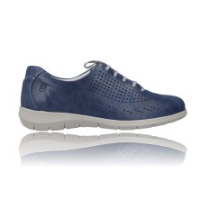 Calzados Vesga Zapatos Casual con Cordones para Mujer de Suave 3603 azul foto 1