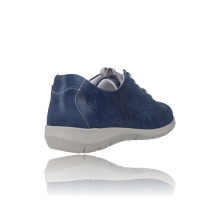 Calzados Vesga Zapatos Casual con Cordones para Mujer de Suave 3603 azul foto 8