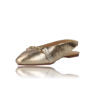 Calzados Vesga Zapatos Bailarinas de Vestir para Mujer de Carmela 160733 oro foto 4