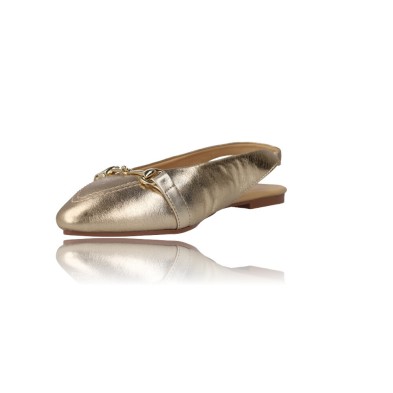 Calzados Vesga Zapatos Bailarinas de Vestir para Mujer de Carmela 160733 oro foto 1