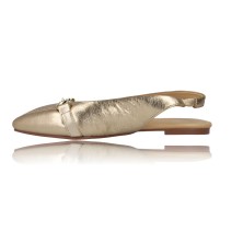 Calzados Vesga Zapatos Bailarinas de Vestir para Mujer de Carmela 160733 oro foto 5