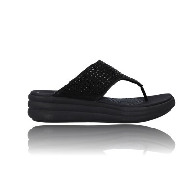 Calzados Vesga Sandalias con Cuña para Mujer de Clarks Drift Jaunt negro foto 1