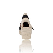 Calzados Vesga Sandalias con Cuña y Cuerdas para Mujer de Macarena Java30 negro foto 7