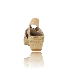 Calzados Vesga Alpargatas Sandalias de Esparto para Mujer de Montmé Shoes 2097G beige foto 7