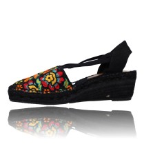 Calzados Vesga Alpargatas Sandalias de Esparto para Mujer de Montané Shoes 2097G negro foto 5
