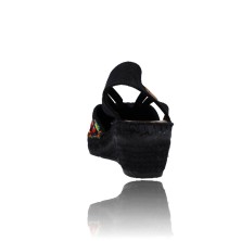 Calzados Vesga Alpargatas Sandalias de Esparto para Mujer de Montané Shoes 2097G negro foto 7