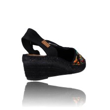 Calzados Vesga Alpargatas Sandalias de Esparto para Mujer de Montané Shoes 2097G negro foto 8