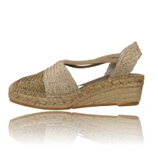 Calzados Vesga Alpargatas Sandalias de Esparto para Mujer de Montané Shoes 129G rosa y beige foto 5