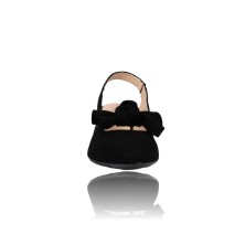Calzados Vesga Zapatos con Tacón sin Talón para Mujer de Wonders Over I-9003 color negro foto 3