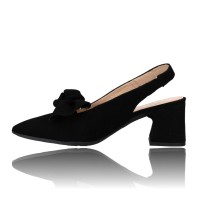 Calzados Vesga Zapatos con Tacón sin Talón para Mujer de Wonders Over I-9003 color negro foto 5