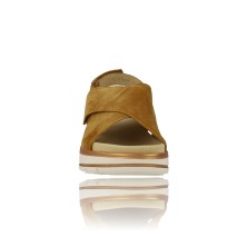 Calzados Vesga Sandalias con Cuña y Tiras Cruzadas para Mujer de Ara Shoes 12-42404 color ron foto 3
