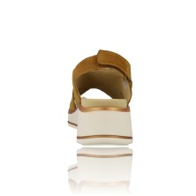 Calzados Vesga Sandalias con Cuña y Tiras Cruzadas para Mujer de Ara Shoes 12-42404 color ron foto 7