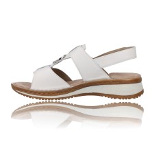 Calzados Vesga Sandalias con Cuña para Mujer de Ara Shoes Hawaii 2.0 12-29001 foto blanco foto 5