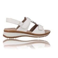 Calzados Vesga Sandalias con Cuña para Mujer de Ara Shoes Hawaii 2.0 12-29001 foto blanco foto 9