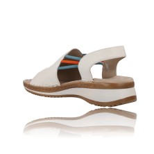 Calzados Vesga Sandalias con Cuña para Mujer de Ara Shoes Hawaii 2.0 12-29005 color crema foto 6