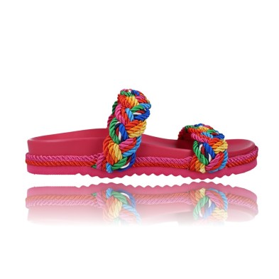 Calzados Vesga Sandalias Planas Casual para Mujer de La Strada 2201033 multicolor foto 1