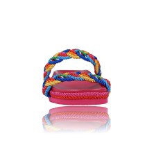 Calzados Vesga Sandalias Planas Casual para Mujer de La Strada 2201033 multicolor foto 3