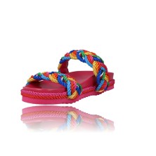 Calzados Vesga Sandalias Planas Casual para Mujer de La Strada 2201033 multicolor foto 4