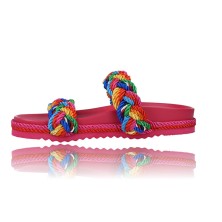 Calzados Vesga Sandalias Planas Casual para Mujer de La Strada 2201033 multicolor foto 5