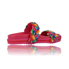 Calzados Vesga Sandalias Planas Casual para Mujer de La Strada 2201033 multicolor foto 9