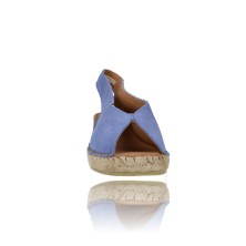 Calzados Vesga Sandalias de Cáñamo o Esparto para Mujer de Fabiolas 603800 color azul foto 3