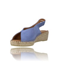 Calzados Vesga Sandalias de Cáñamo o Esparto para Mujer de Fabiolas 603800 color azul foto 4