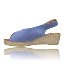 Calzados Vesga Sandalias de Cáñamo o Esparto para Mujer de Fabiolas 603800 color azul foto 5
