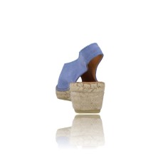 Calzados Vesga Sandalias de Cáñamo o Esparto para Mujer de Fabiolas 603800 color azul foto 7
