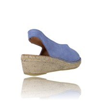 Calzados Vesga Sandalias de Cáñamo o Esparto para Mujer de Fabiolas 603800 color azul foto 8