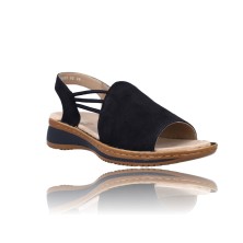 Calzados Vesga Sandalias con Cuña para Mujer de Ara Shoes 12-29005 color marino foto 2