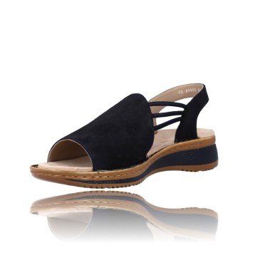 Calzados Vesga Sandalias con Cuña para Mujer de Ara Shoes 12-29005 color marino foto 1