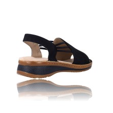 Calzados Vesga Sandalias con Cuña para Mujer de Ara Shoes 12-29005 color marino foto 8