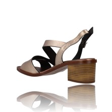 Calzados Vesga Sandalias con Tacón para Mujer de Plumers 3636 - Tacón y Elegancia oro foto 6