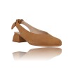 Zapatos Bailarinas Sin Talón para Mujer de Wonders D-9821 Audrey