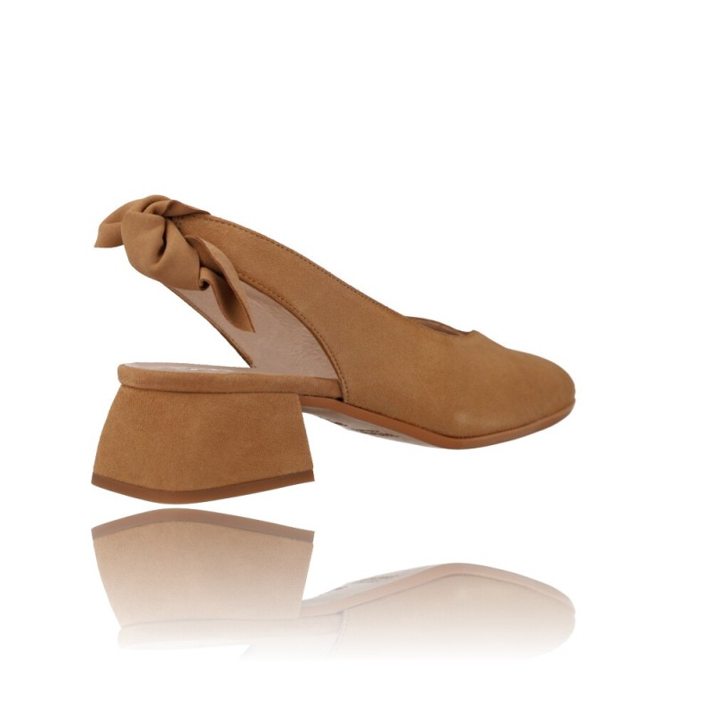Zapatos Bailarinas Sin Talón para Mujer de Wonders D-9821 Audrey
