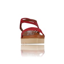 Calzados Vesga Sandalias de Verano para Mujer con Cuña Suave Modelo 5105 color rojo foto 3