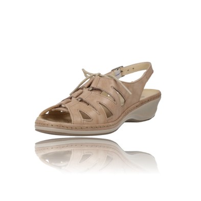 Casual Sandals with Wedge and Laces for Women by Suave 3004