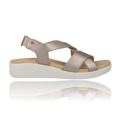 Calzados Vesga Sandalias para Mujer con Cuña Pepe Menargues Modelo 10517 - Cómodas color blanco foto 1