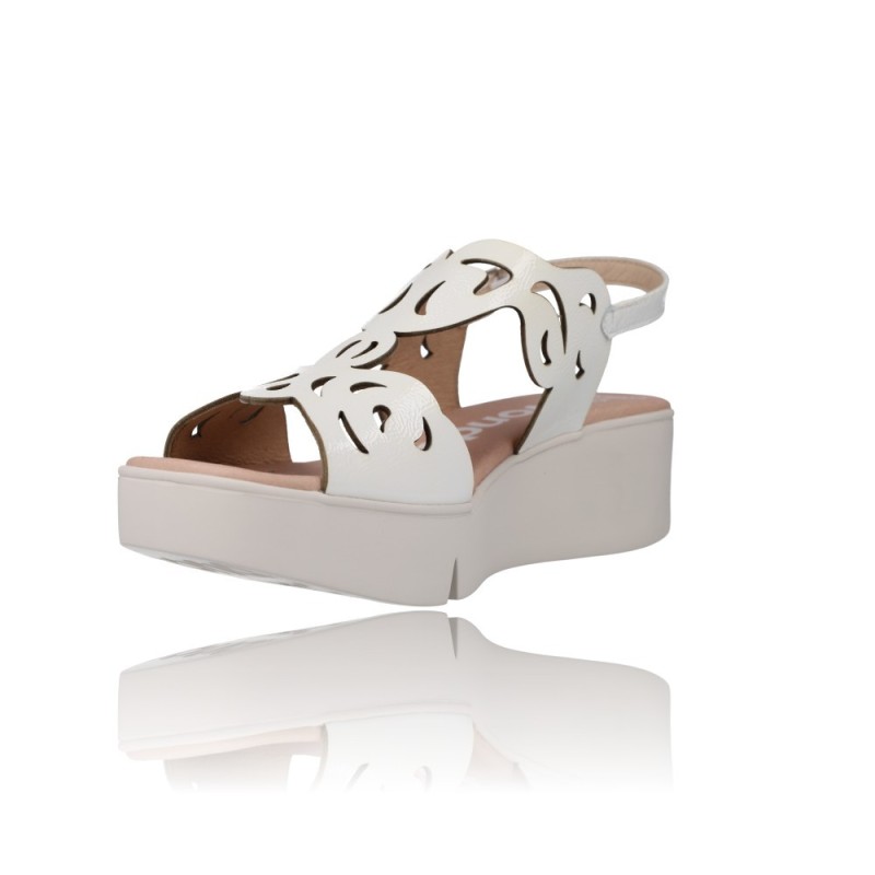 Sandalias con Cuña para Mujer Wonders Afro B-7930