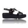 Sandalias con Cuña para Mujer Wonders Afro B-7930