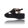 Sandalias con Cuña para Mujer Wonders Afro B-7930