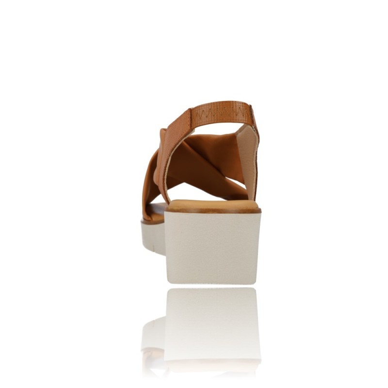Sandalias con Cuña para Mujer Calzados Vesga Xbonitas J091 - Tiras Cruzadas
