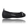 Zapatos Bailarinas Planas para Mujer de Wonders Bow CH-1001