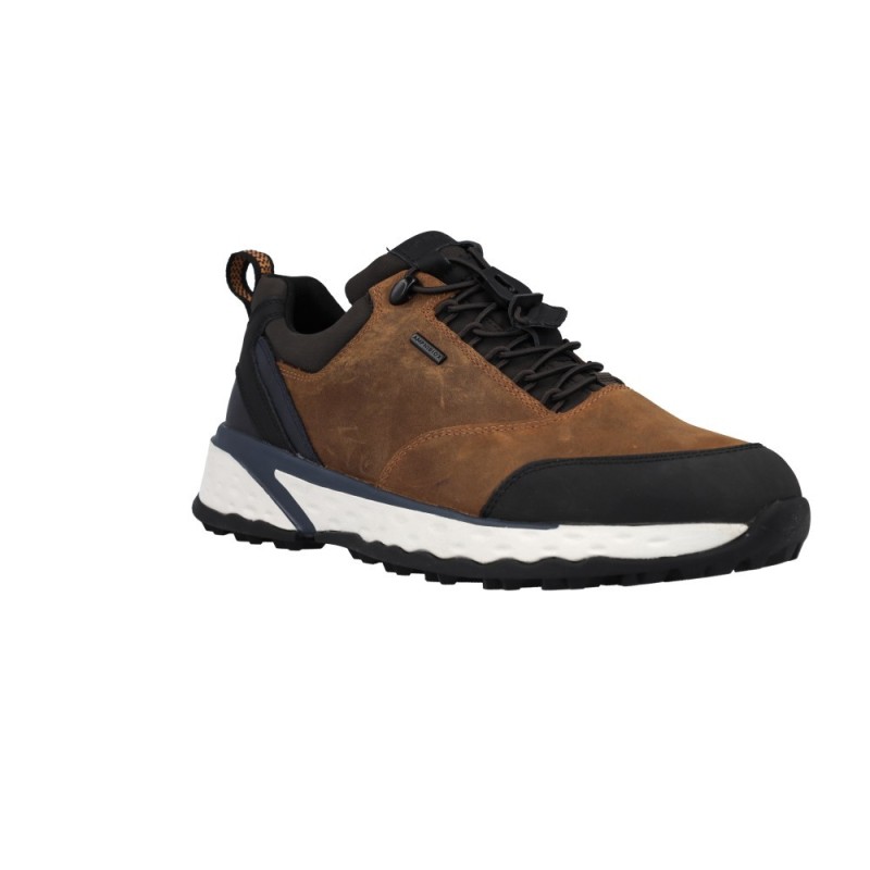 Geox Tenis bajos para hombre, Negro