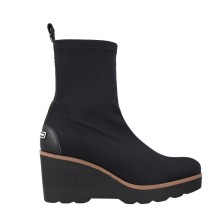 Botines Cuña Licra Mujer de...