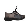 Suave 3302 Chaussures Casual en Cuir à Lacets et Zip pour Femme
