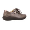 Suave 3758 Chaussures Casual en Cuir à Lacets et Zip pour Femme